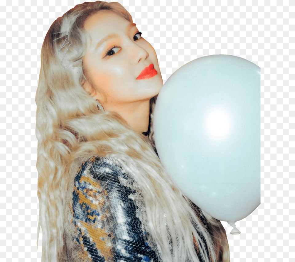 Hyoyeon Holiday Night Scan, Balloon, Adult, Person, Woman Free Png Download