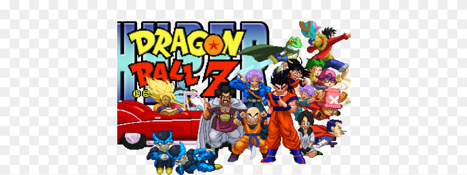 Hyper Dragon Ball Z V5 Archivi Mugenation Hyper Dragon Ball Z, Book, Comics, Publication, Person Png