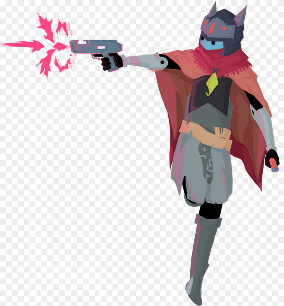 Hyper Light Drifter By Stoops A Drifter Hyper Light Drifter, Firearm, Weapon, Person, Adult Png