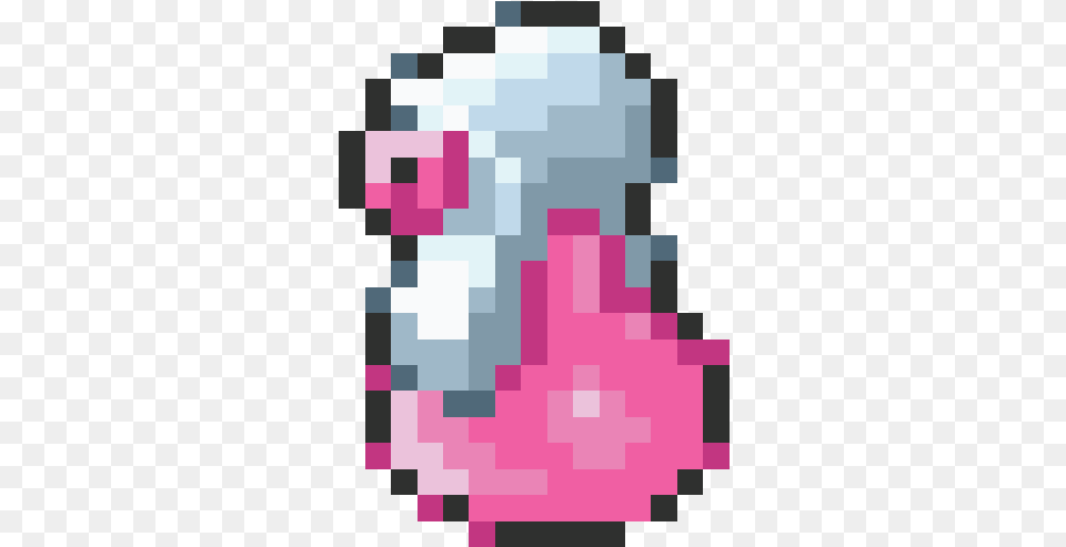 Hyper Potion Pixel Art Minecraft Yoshi, Graphics Png Image