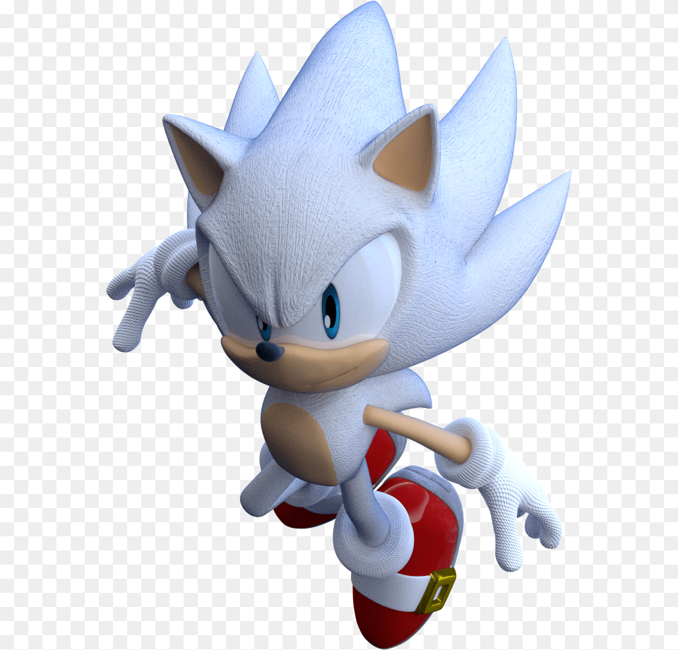 Hyper Sonic The Hedgehog Plush, Toy Png