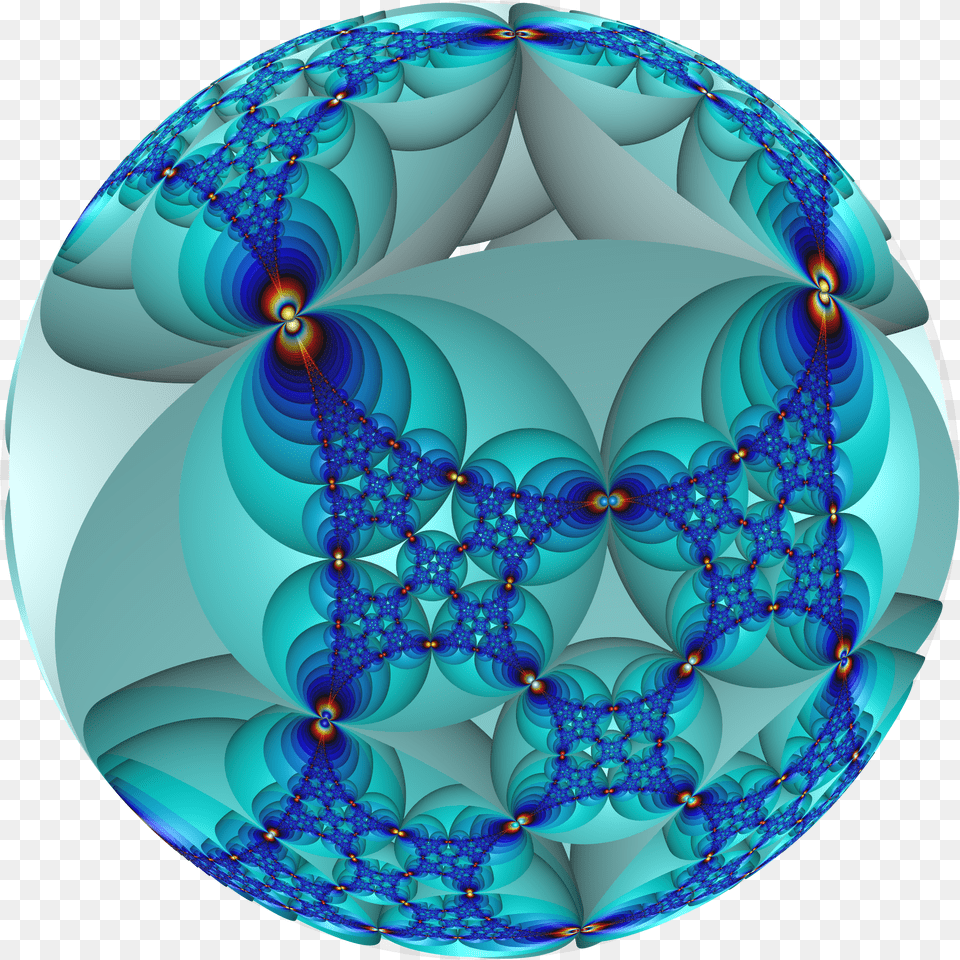 Hyperbolic Honeycomb 4 3 I Poincare Fractal Art, Accessories, Ornament, Pattern, Sphere Png