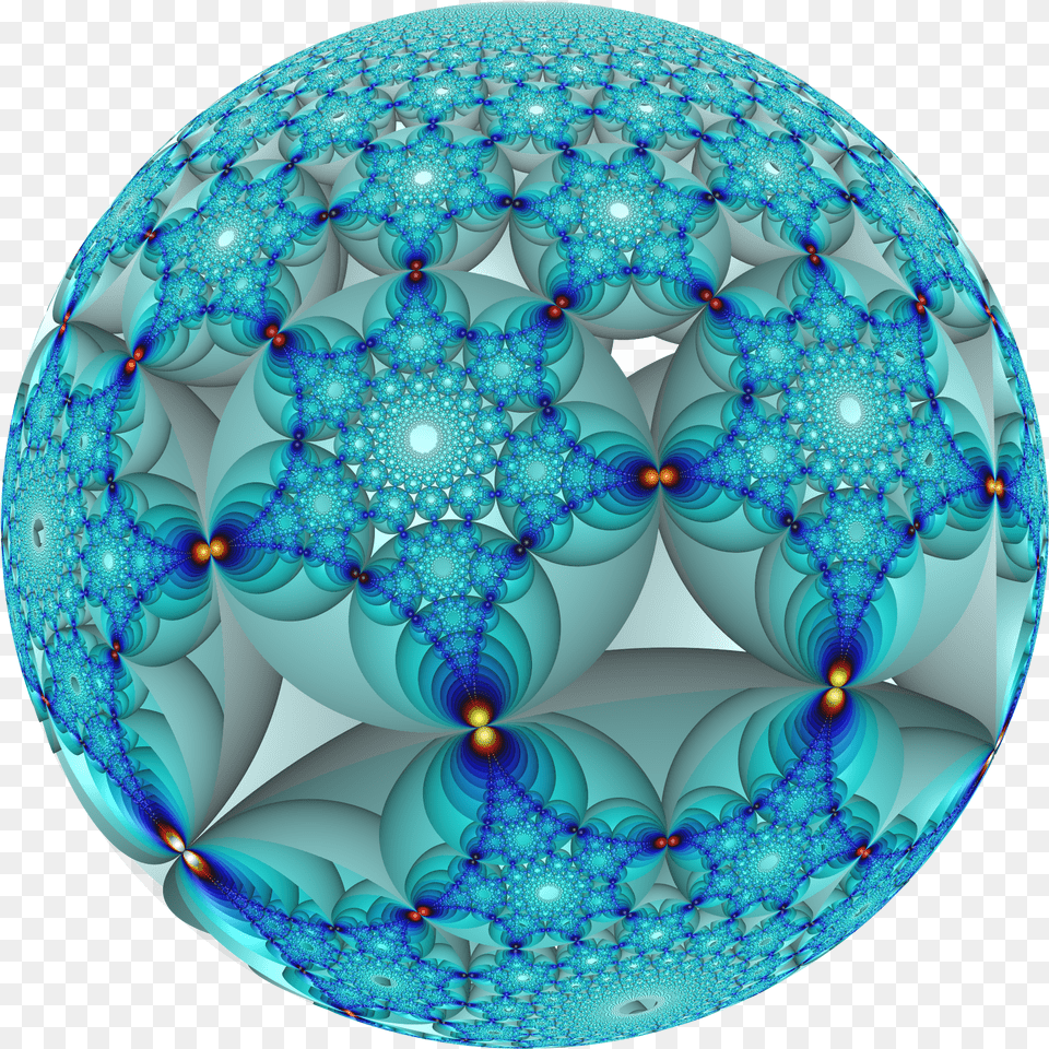 Hyperbolic Honeycomb 6 3 I Poincare Fractal Art Png Image