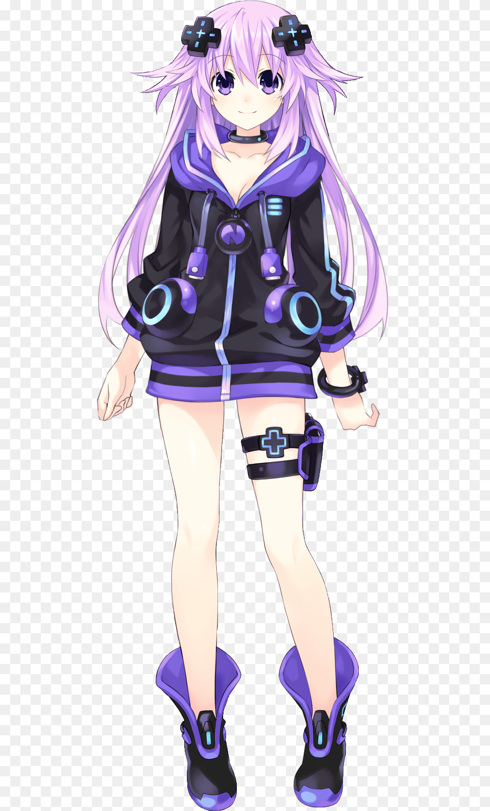 Hyperdimension Neptunia Neptune Adult, Book, Publication, Comics, Person Free Png