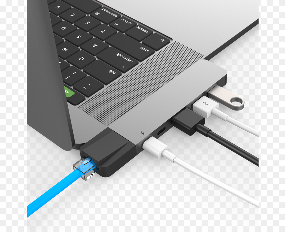 Hyperdrive Net 6 In 2 Hub For Usb C Macbook Pro 13quot Hyperdrive Pro 8 In 2 Hub, Hardware, Computer, Computer Hardware, Computer Keyboard Free Png