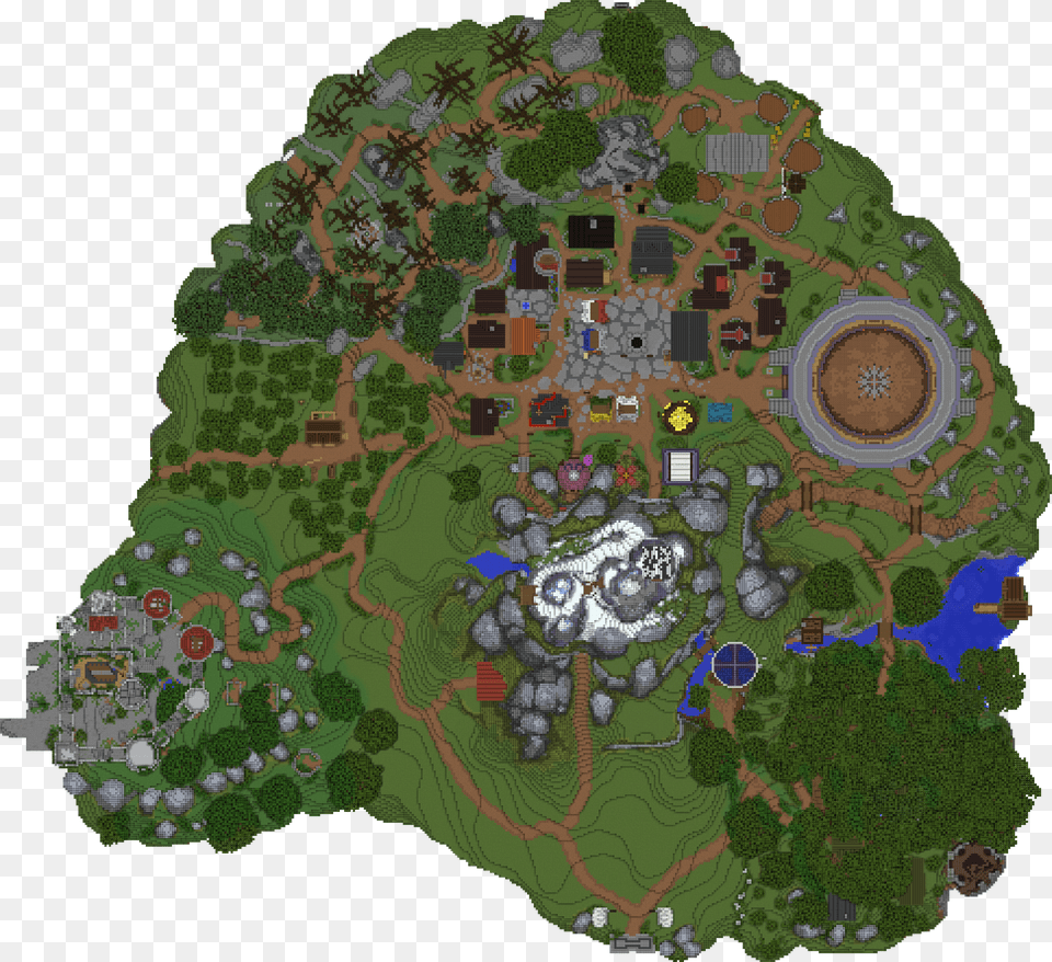 Hypixel Skyblock Wiki Hypixel Skyblock Hub Map Png