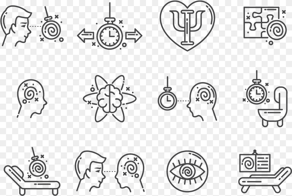 Hypnosis Icons Vector Vector Icon Psicologia, Blackboard, Outdoors Png