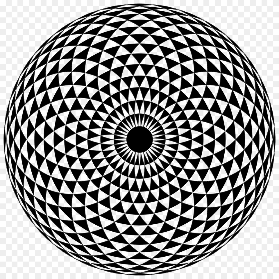 Hypnotic Toroid Mandala 1 Clipart, Sphere, Spiral, Pattern Free Transparent Png