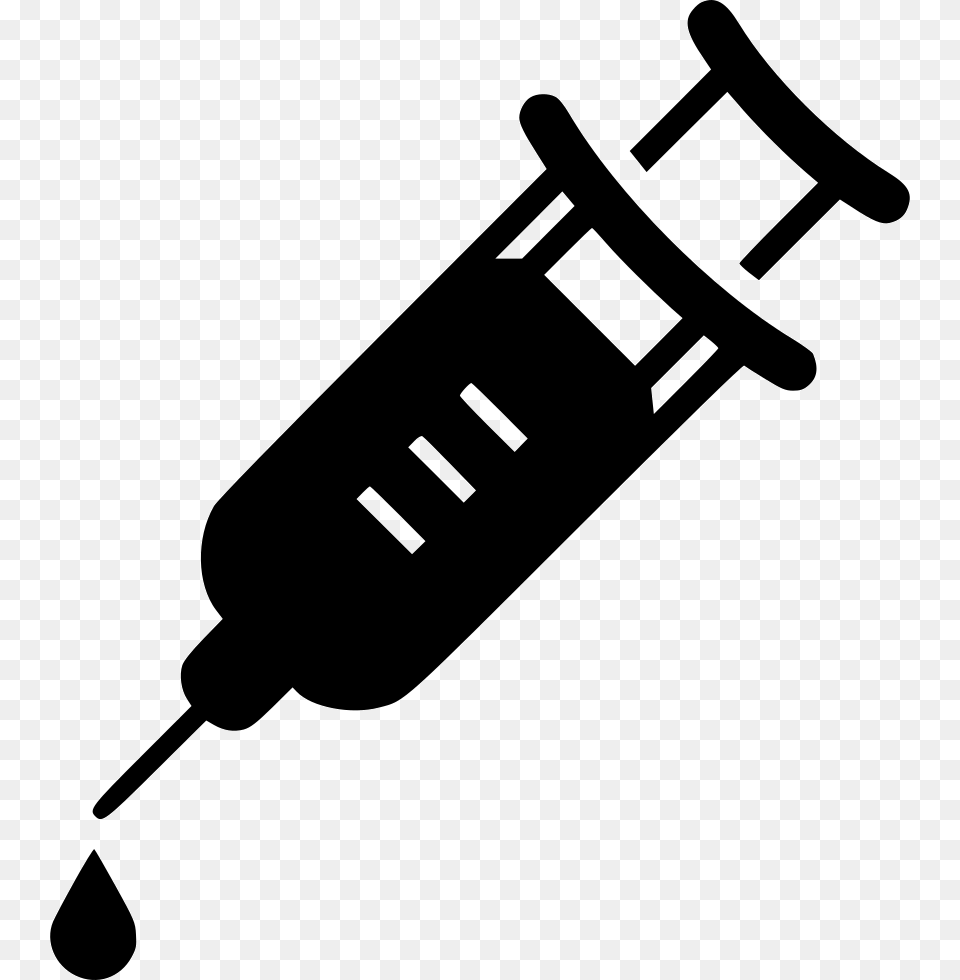 Hypodermic Needle Drop Comments Icon, Injection, Stencil, Device, Grass Free Png