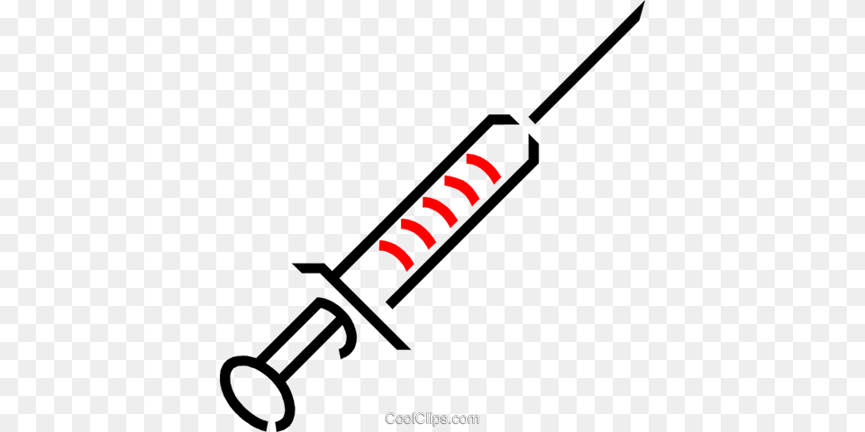Hypodermic Needle Royalty Vector Clip Art Illustration, Injection Free Transparent Png