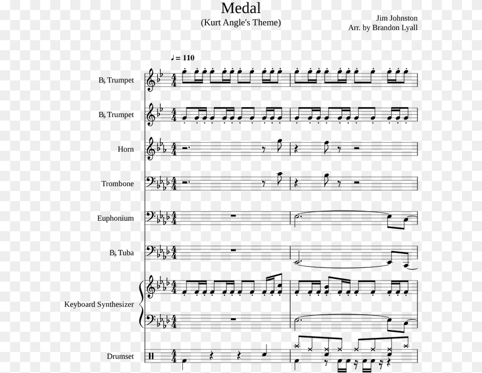 Hyrule Castle Theme Sheet Music, Gray Free Png