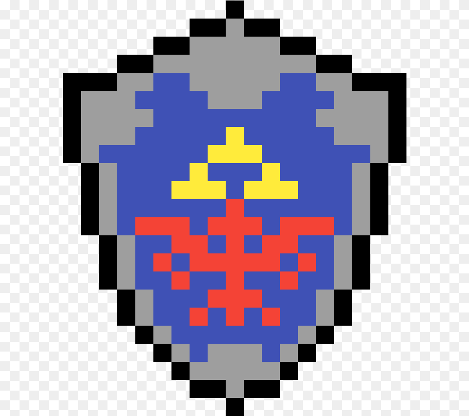 Hyrule Shield Pixel Art 8 Bit Link Shield, First Aid, Sphere Free Png