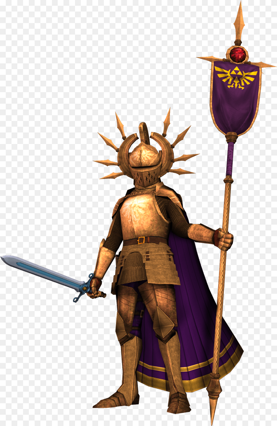 Hyrule Total War Archive Hyrule Total War Hylian, Sword, Weapon, Person, Armor Free Png Download