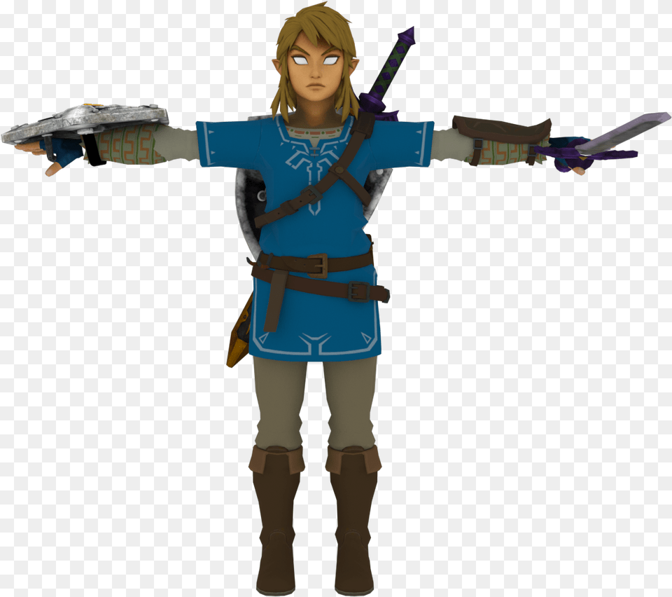 Hyrule Warriors Breath Of The Wild Link, Adult, Person, Woman, Female Free Transparent Png
