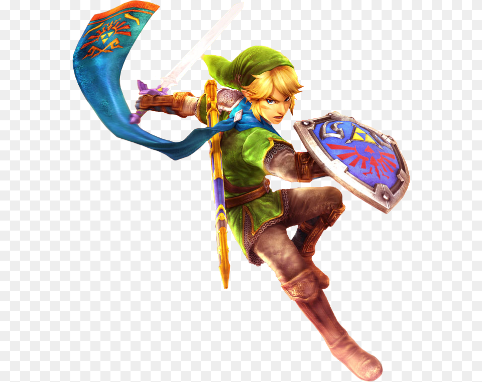 Hyrule Warriors Link Master Sword, Female, Person, Child, Girl Free Png