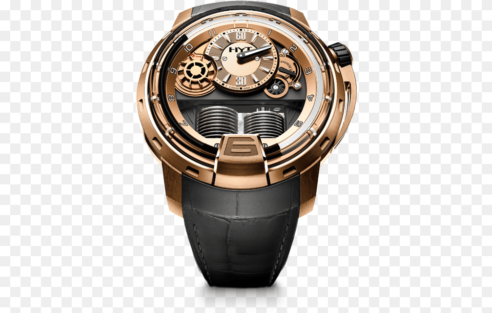 Hyt H1 Full Gold, Arm, Body Part, Person, Wristwatch Png