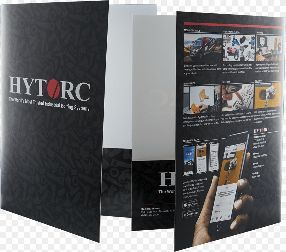 Hytorc Pocket Folder Flyer, Advertisement, Poster, Electronics, Phone Free Png Download