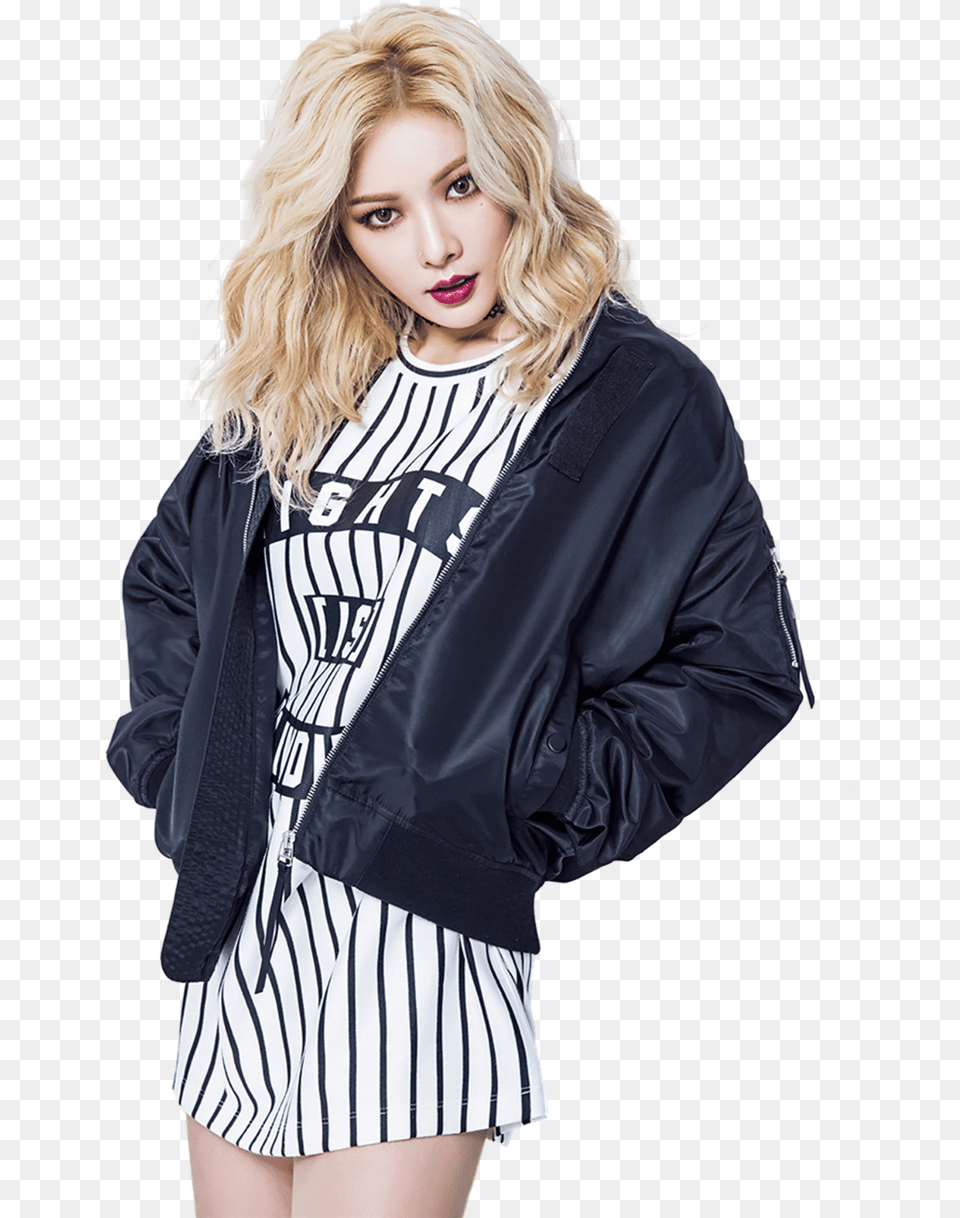 Hyuna, Adult, Person, Jacket, Woman Free Png Download