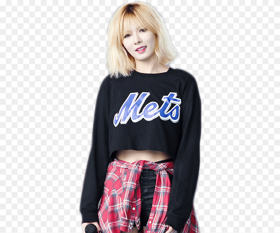 Hyuna Hyuna, Skirt, Clothing, Adult, Tartan Free Png Download