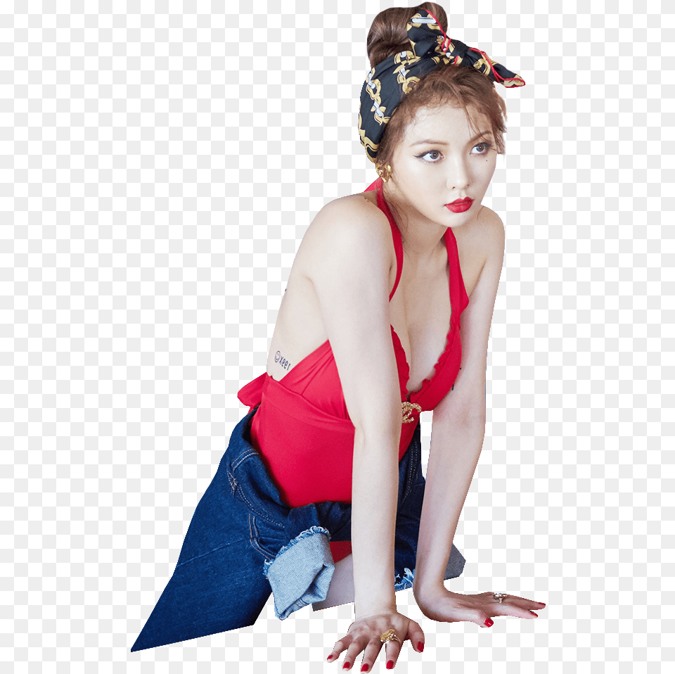 Hyuna K Pop K Pop Hyuna Kpop Kpop Hyuna Hyona Girl, Accessories, Person, Hand, Formal Wear Free Png