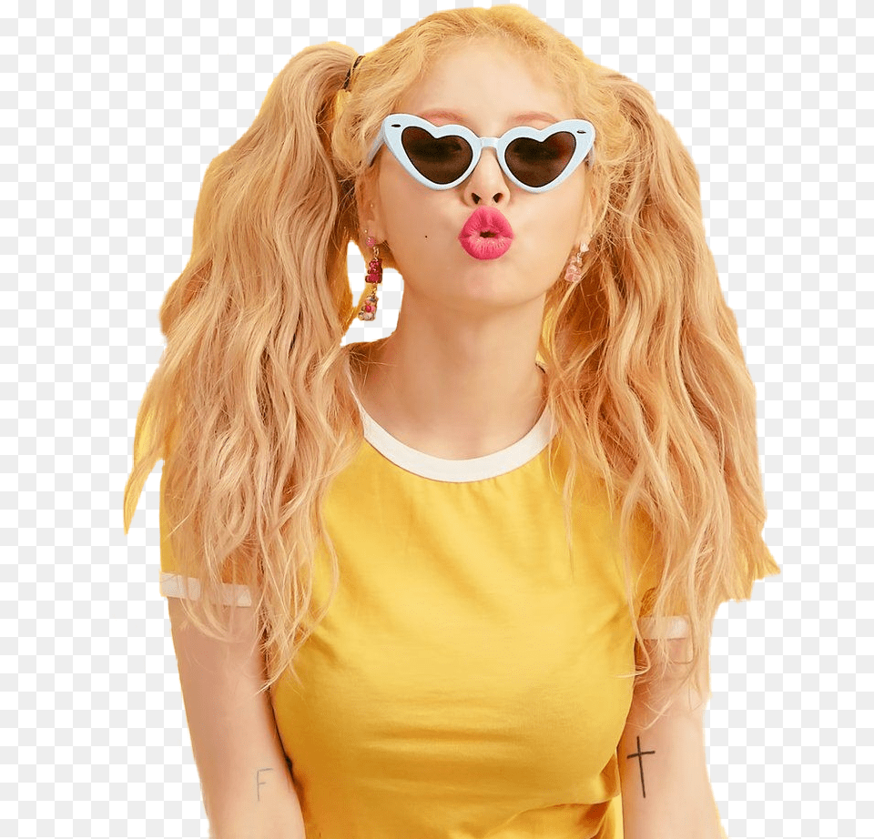 Hyuna Lip And Hip, Hair, Person, Blonde, Woman Free Png Download