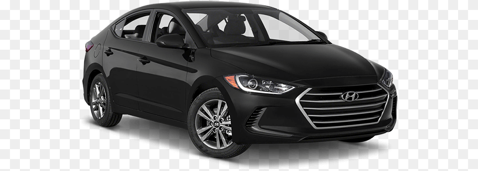 Hyundai Elantra 4d Schwarz 2018 Black Honda Elantra, Wheel, Car, Vehicle, Machine Free Png