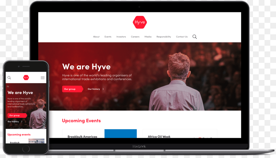 Hyve Multi Device Website Design, Adult, Phone, Person, Man Free Transparent Png