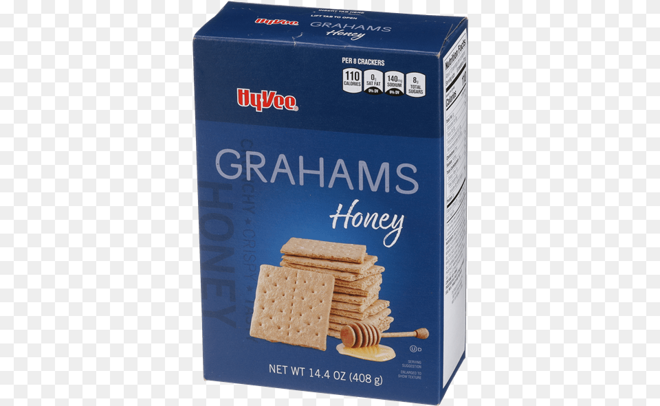 Hyvee Graham Crackers, Bread, Cracker, Food, Box Png