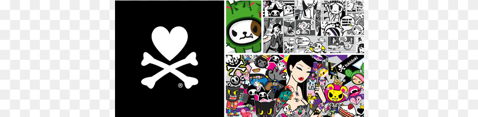 Hzlrose Tokidoki Custom 100 Polyester Pongee Waterproof, Art, Book, Collage, Comics Free Png