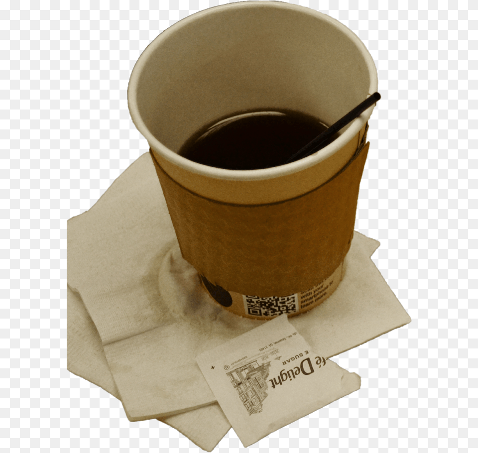 I Added The Sugar Packet And Authentic Coffee Stains Cup, Beverage, Coffee Cup Free Png Download