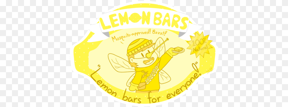 I Also Drew A Lemon Bar Logo Thingy Since It39s Been Emblem, Gold, Baby, Person, Animal Free Png Download