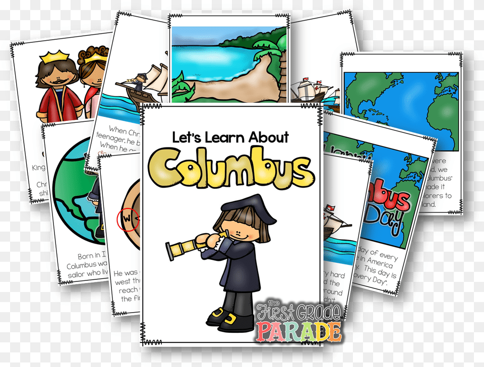 I Also Included Printable Story Vocabulary Cards And First Grade, Advertisement, Book, Comics, Poster Png