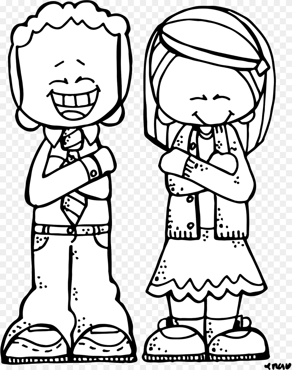 I Always Try To Keep A In Friends Melonheadz Clipart Black And White, Book, Comics, Publication, Baby Free Png Download
