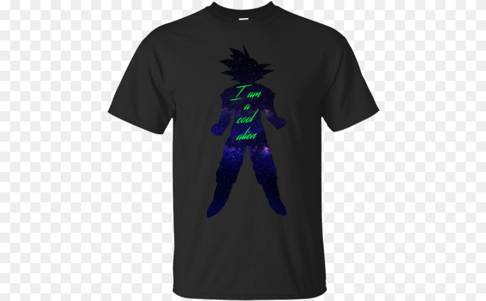 I Am A Cool Alien Dbz T Shirt Amp Hoodie Fake Gucci, Clothing, T-shirt, Person Free Png Download