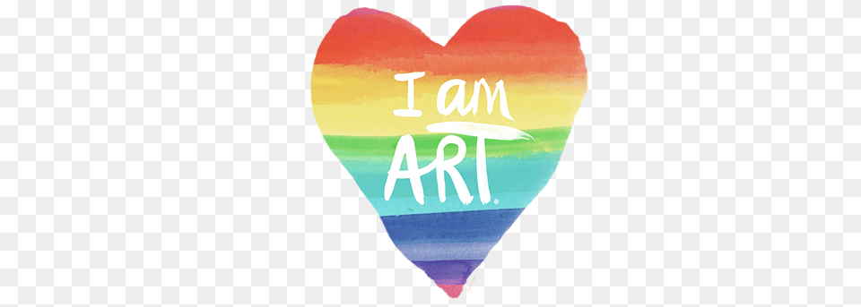 I Am Art Rainbow Heart Art By Linda Woods Baby Onesie Vertical, Balloon, Person, Aircraft, Transportation Png
