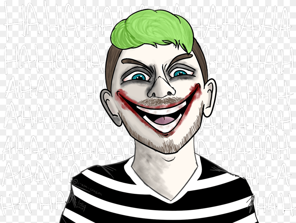 I Am Crazion Jacksepticeye, Adult, Male, Man, Person Free Png Download