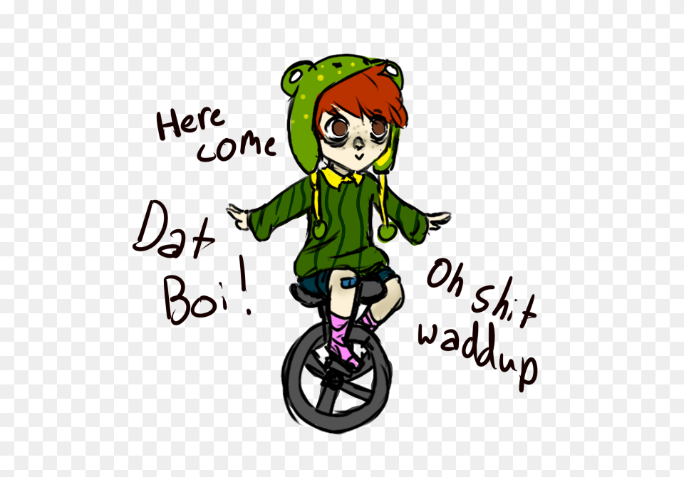 I Am Dat Boi, Baby, Person, Machine, Wheel Free Png Download