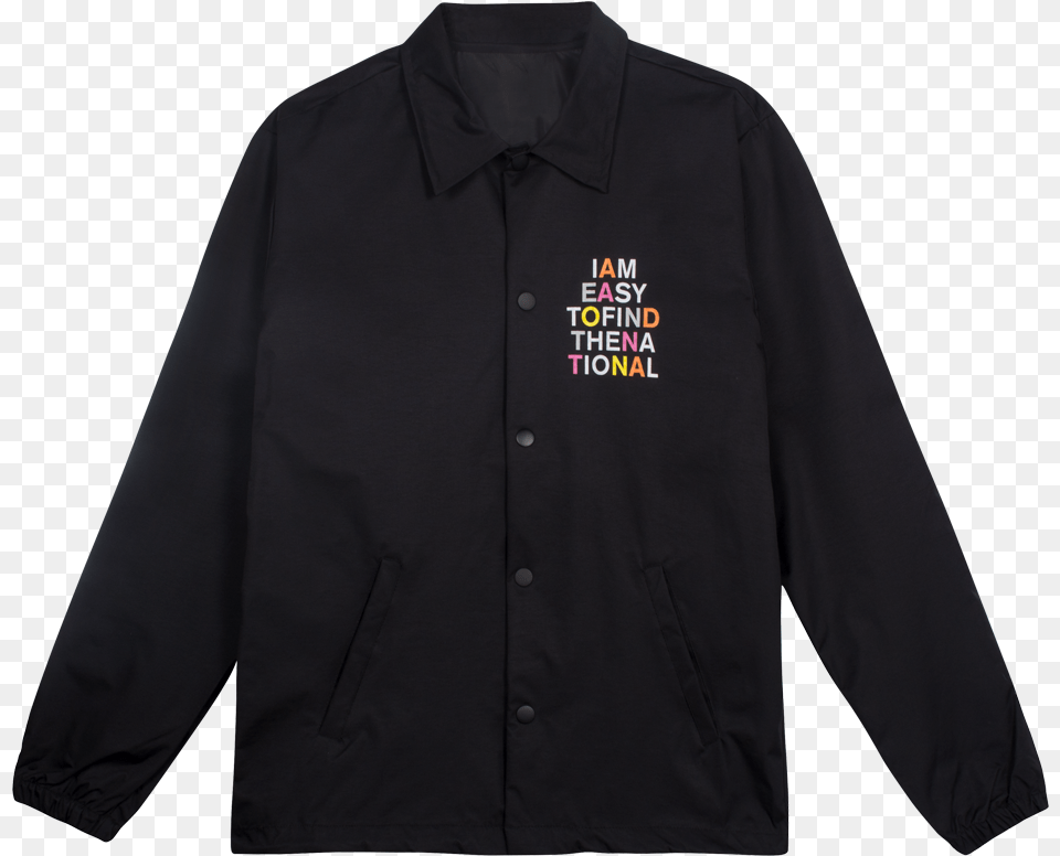 I Am Easy To Find Coaches Jacket Jacket, Clothing, Coat, Long Sleeve, Shirt Png Image