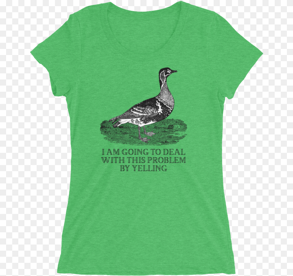 I Am Going To Deal With This Problem By Yelling T Shirt T Shirt, Clothing, T-shirt, Animal, Bird Png Image