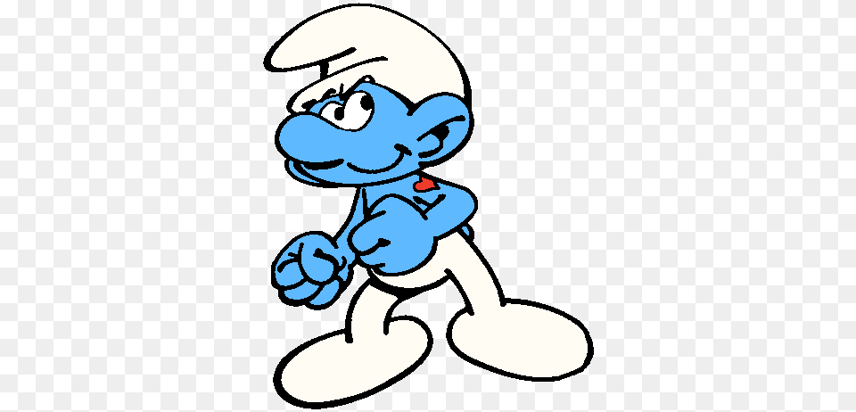 I Am Hefty Smurf, Cartoon, Baby, Person, Face Free Png Download