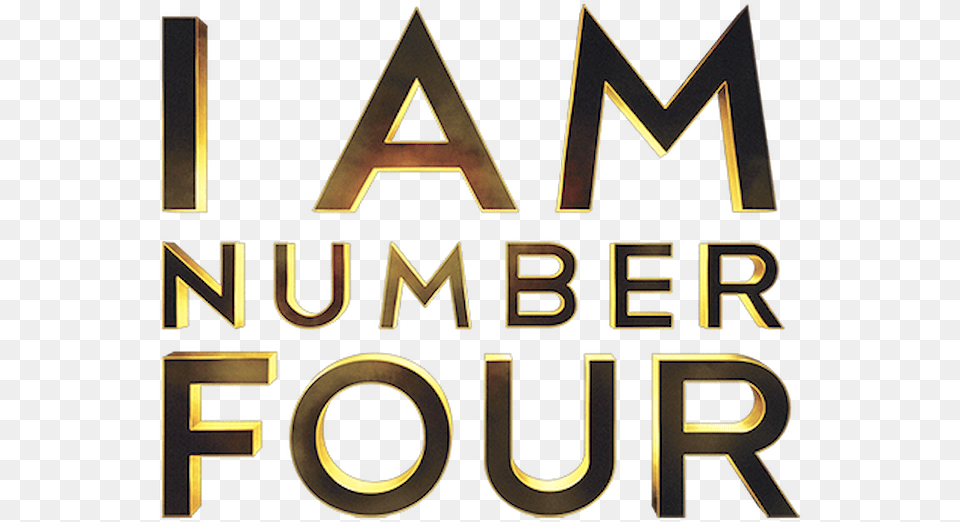 I Am Number Four Netflix Number Four Dvd Cover, Text, Gold Png