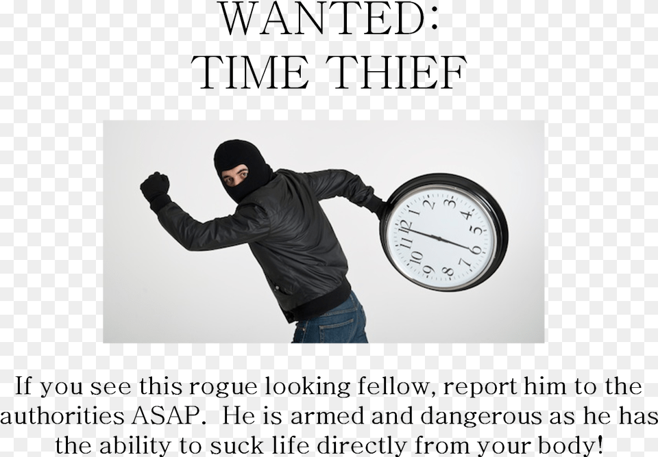 I Am Putting Out An Apb On This Thief Wall Clock, Adult, Person, Man, Male Png