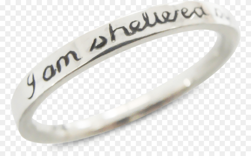 I Am Sheltered By The Most High Silver, Accessories, Jewelry, Ring, Platinum Free Transparent Png