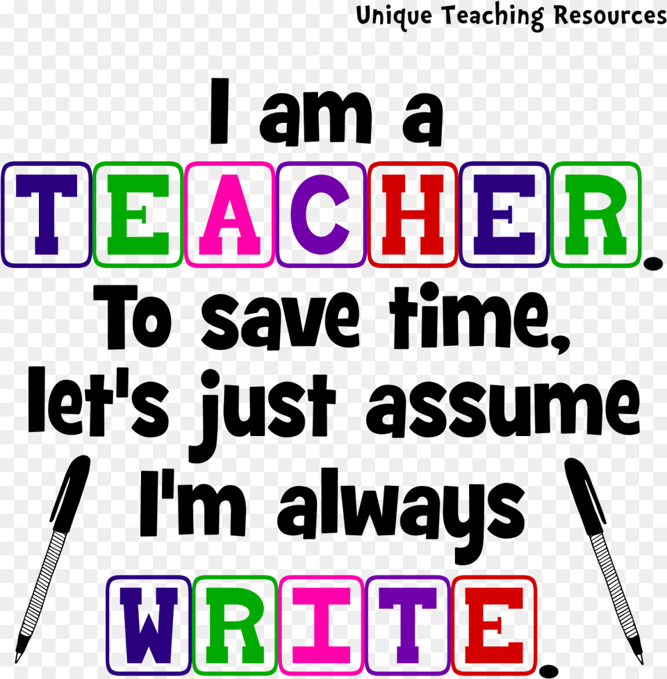 I Am Teacher Im Always Write Quote Teacher Is Always Write Personalize Tote Bag Adult, Scoreboard, Light, Text Free Png Download