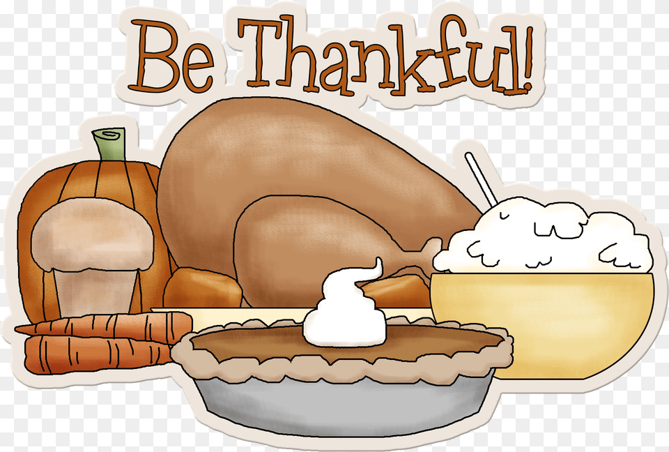 I Am Thankful Clipart Thankful Clip Art, Food, Meal, Cream, Dessert Free Png Download