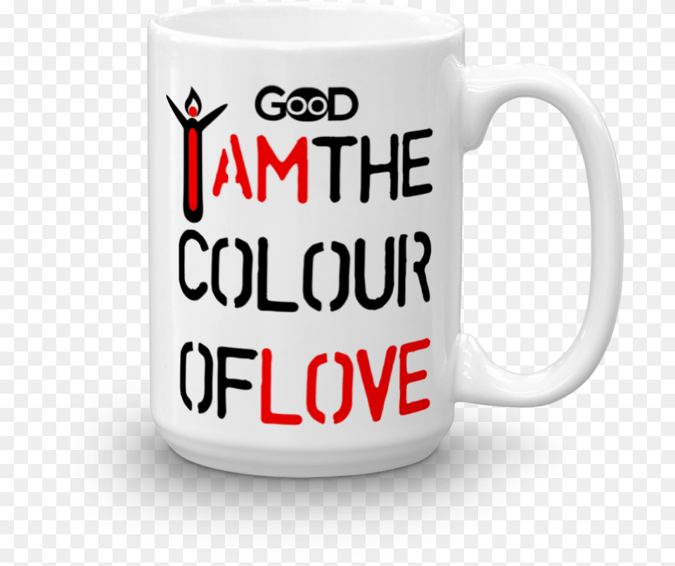 I Am The Colour Of Love Personalised Ceramic Tea Coffee Tea, Cup, Beverage, Coffee Cup Png