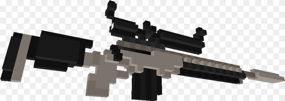 I Based It Of This Image Which Might Be An Msr Actually Ranged Weapon, Firearm, Gun, Rifle, Machine Gun Free Transparent Png