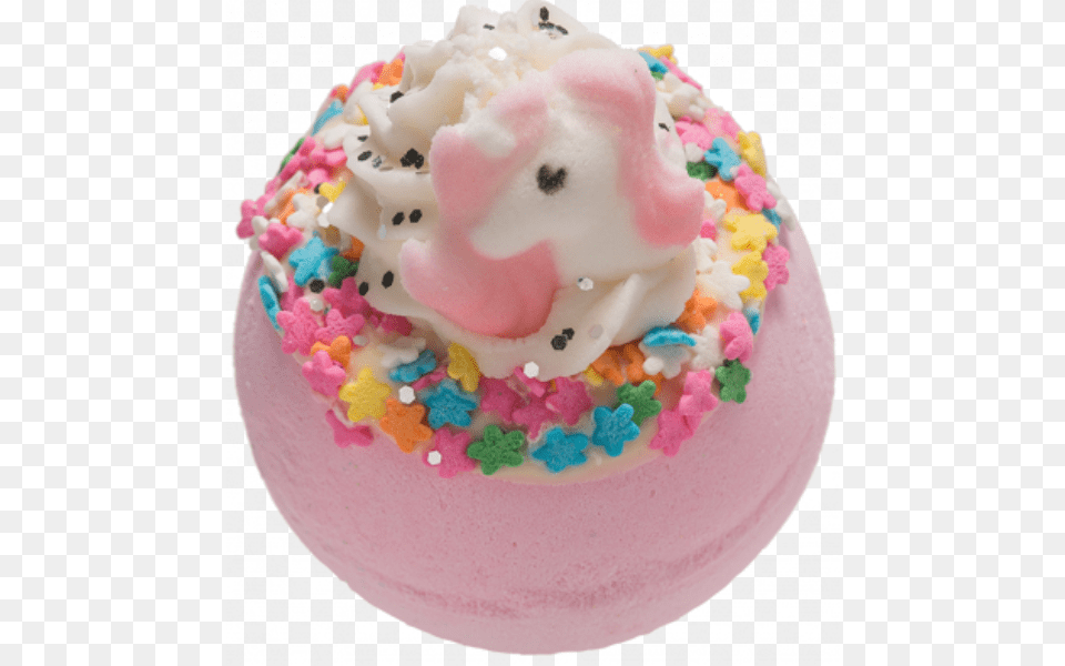 I Believe In Unicorns Bath Blaster, Birthday Cake, Cake, Cream, Dessert Free Png