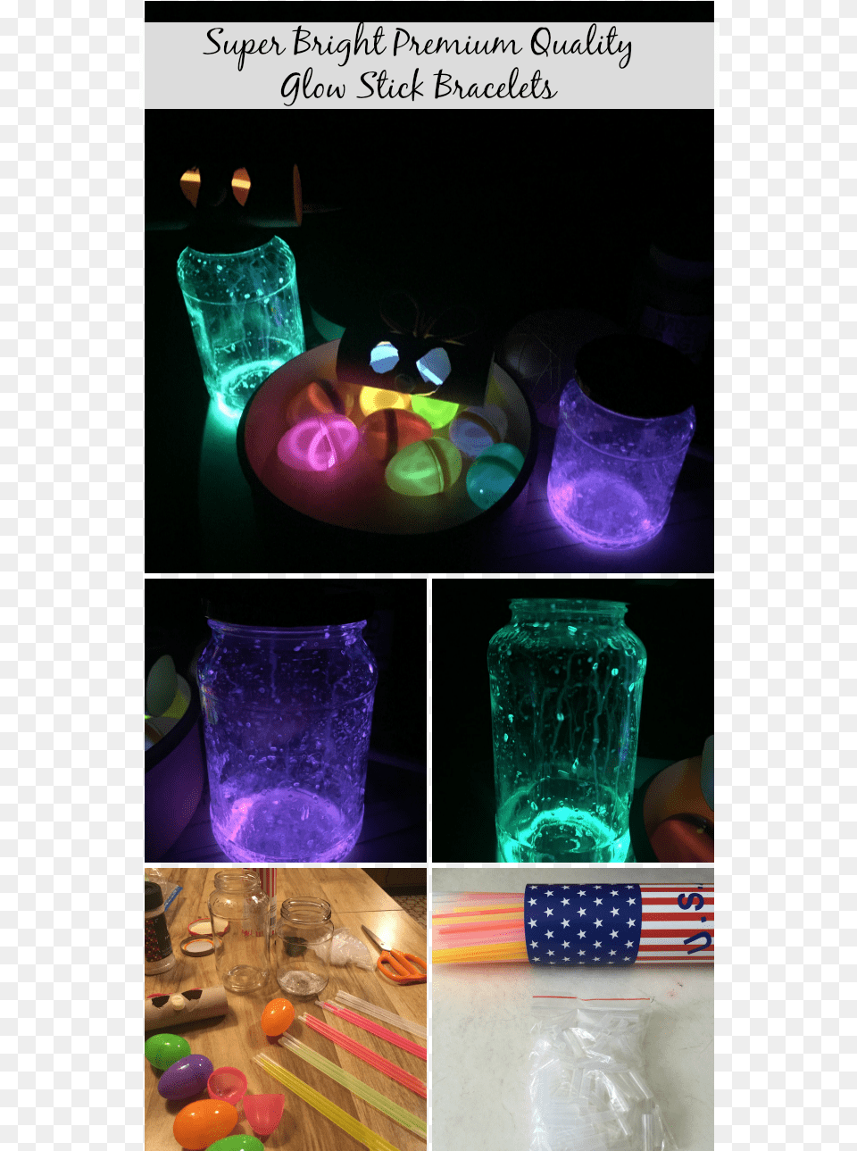 I Came Across 100 Super Bright Long Lasting Glow Stick Lighting, Glass, Jar, Scissors, Cup Free Png Download