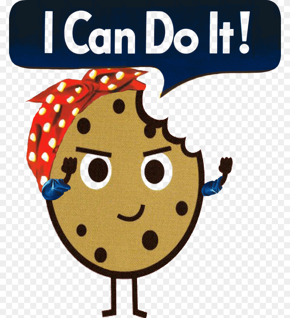 I Can Do It Design Strong Women Pin Up, Food, Sweets, Toy, Face Free Png